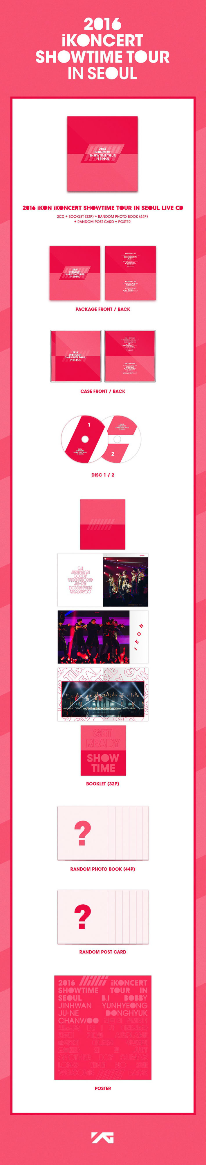 iKON - 2016 iKON | iKONCERT SHOWTIME TOUR IN SEOUL LIVE CD