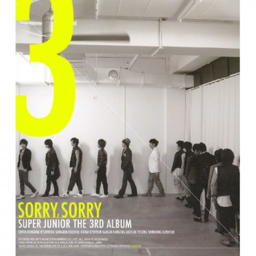 SUPER JUNIOR - 3集 SORRY, SORRY [A Ver.]