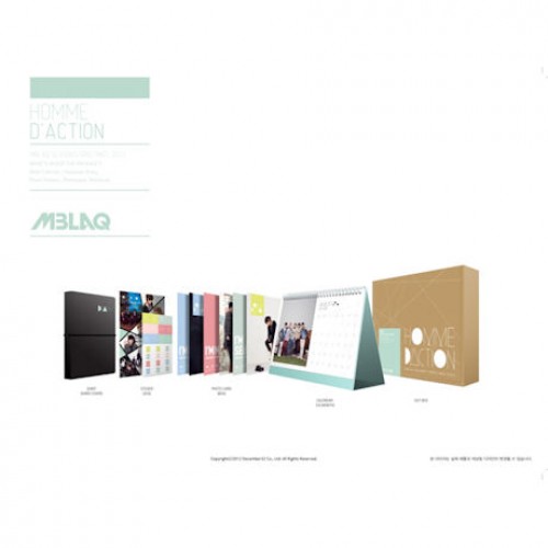 M-BLAQ(엠블랙) - MBLAQ 2013 SEASON`S GREETINGS: 탁상용 [엠블랙 시즌 그리팅 2013]