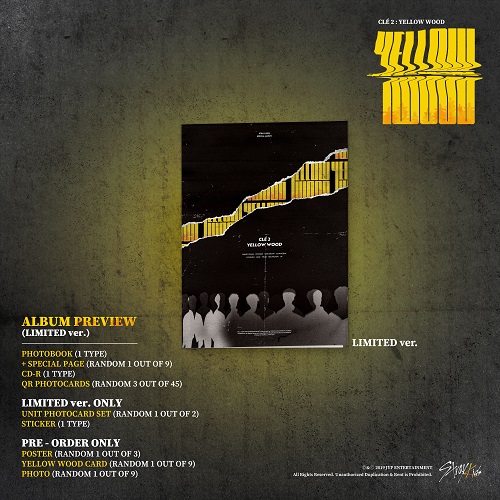 STRAY KIDS - Clé 2 : YELLOW WOOD [Limited Edition]