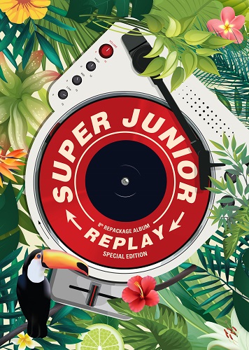 SUPER JUNIOR - 8集 Repackage REPLAY [Kihno Kit Album]