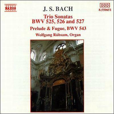 WOLFGANG RUBSAM - BACH : TRIO SONATAS NOS.1,2&3.BWV 543