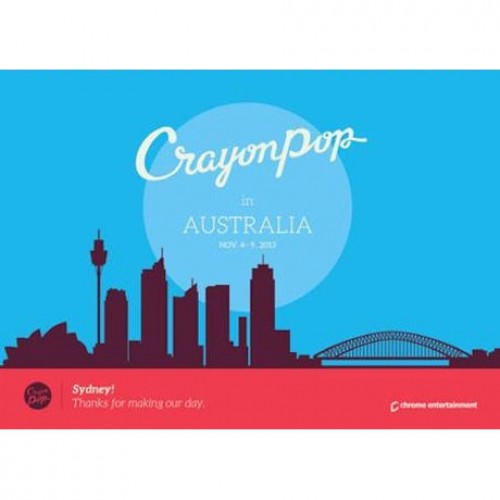 CRAYON POP(크레용팝) - CRAYON POP IN AUSTRALIA [POP카드 3종(랜덤)+캘린더] [프리미엄반]