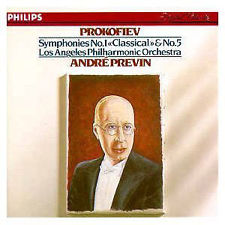 ANDRE PREVIN - PROKOFIEV / SYMPHONIES NO 1 CLASSICAL & 5 [GERMANY]