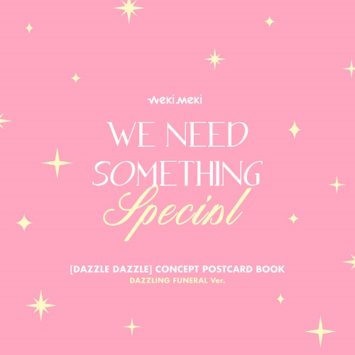 WEKI MEKI - DIGITAL SINGLE 'DAZZLE DAZZLE' OFFICIAL MD CONCEPT POSTCARD BOOK [Duzzling Funeral Ver.]