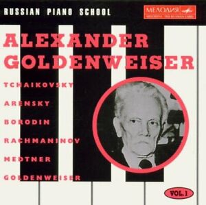 ALEXANDER GOLDENWEISER - RUSSIAN PIANO SCHOOL VOL.1