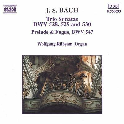 WOLFGANG RUBSAM - BACH : TRIO SONATAS NOS.4,5&6 BWV 547