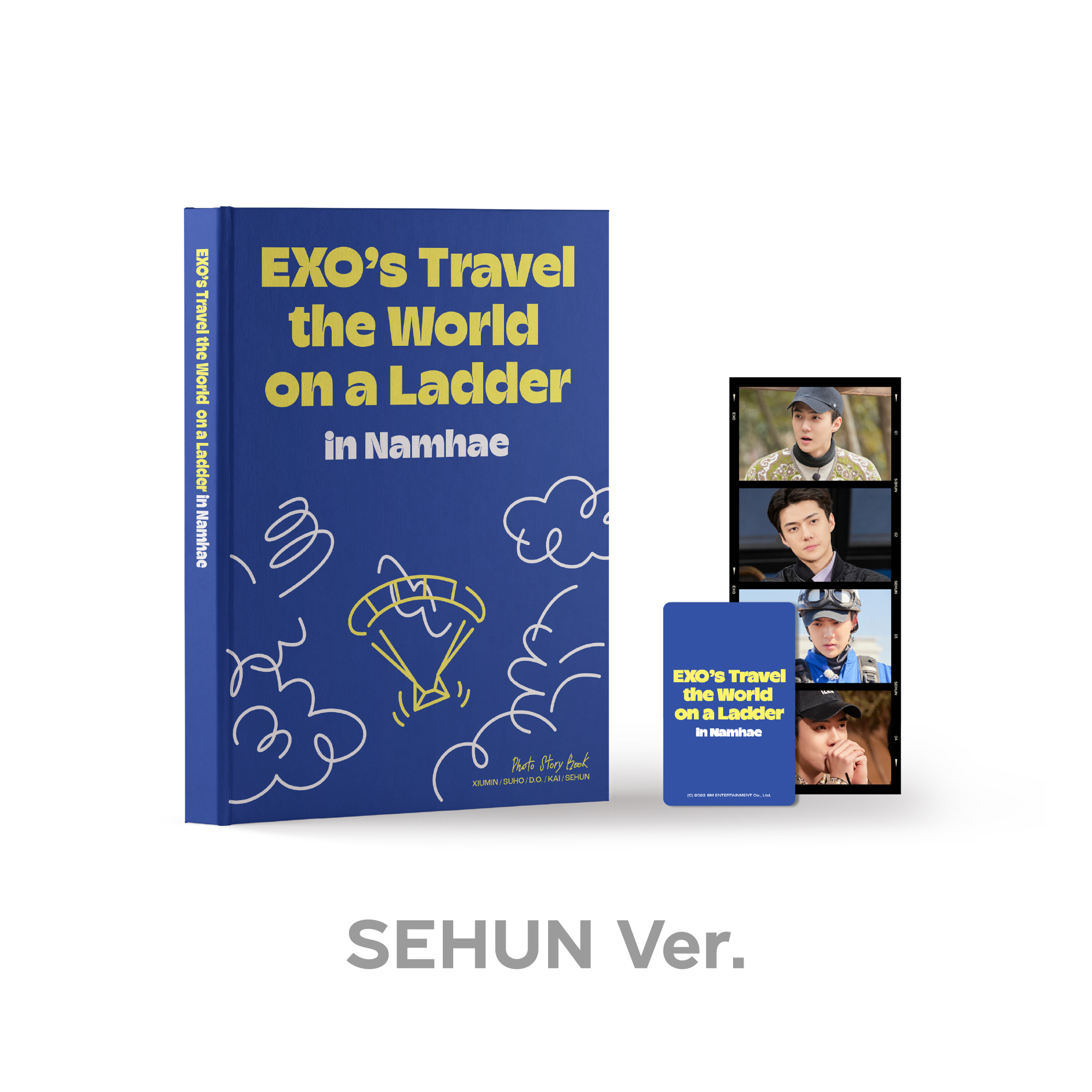 EXO - 엑소의 사다리 타고 세계여행 - 남해 편 PHOTO STORY BOOK [SEHUN Ver.]