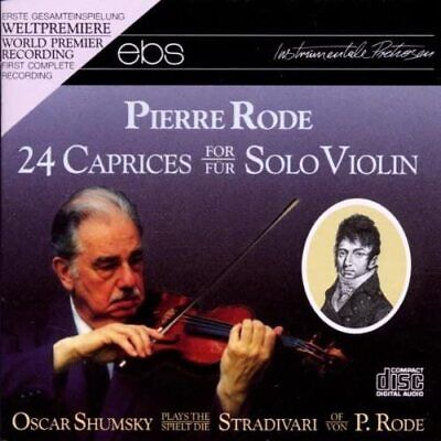 PIERRE RODE - 24 CAPRICES FOR SOLO VIOLIN [수입]