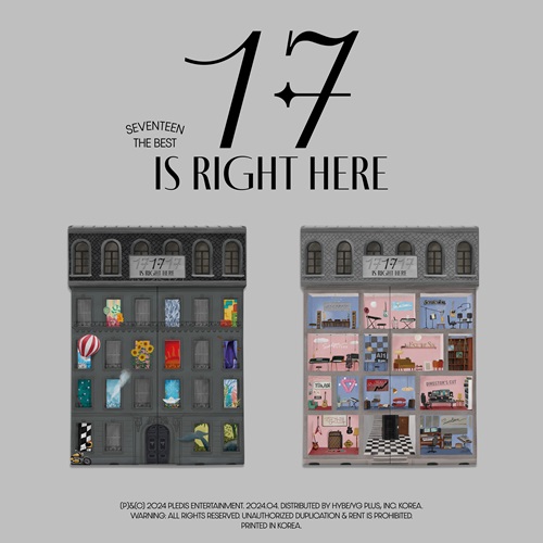 SEVENTEEN - BEST ALBUM '17 IS RIGHT HERE' [2 Types Set]